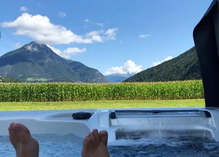 Deluxefort Fuer 10 Gaeste Mit Eigenem Whirlpool Und Fasssauna Διαμέρισμα